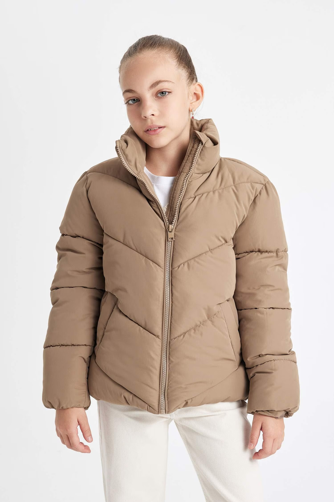 جاكت بناتي وتر برووف مبطن بالصوف