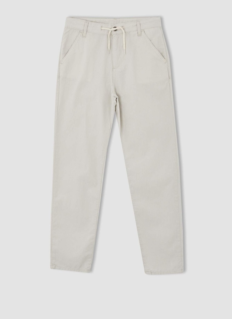 بنطلون تشينو ولادي من الكتان *