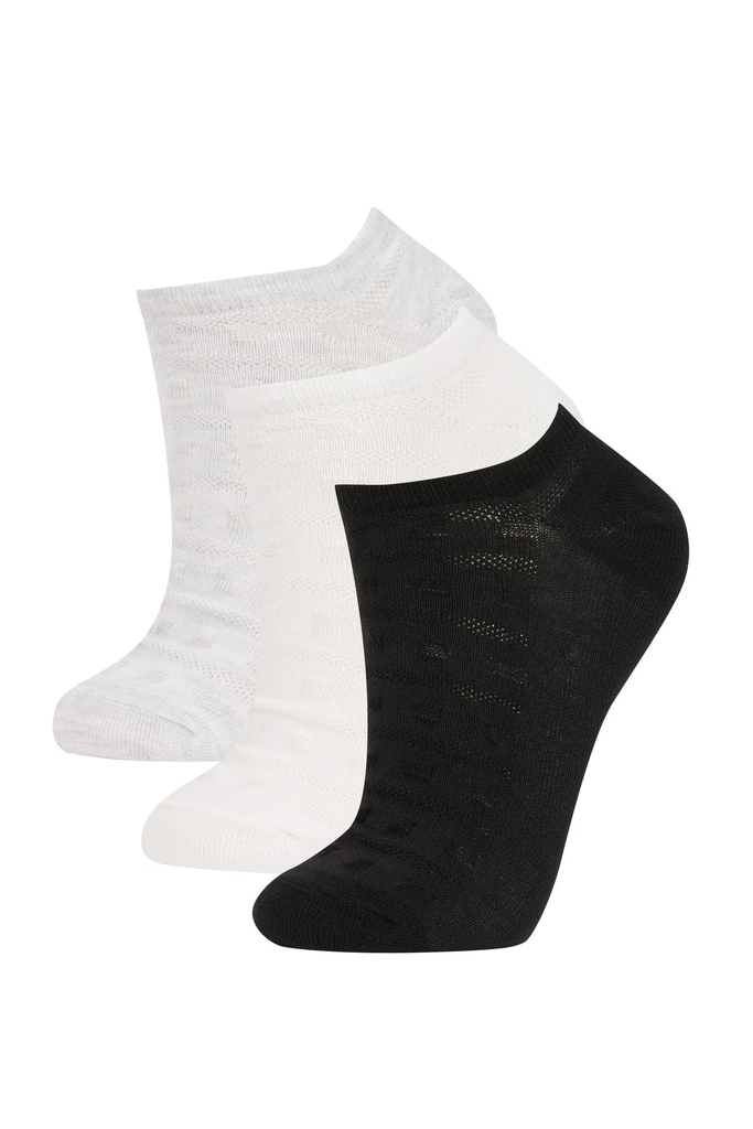 Women 3 Pack Cotton Sneaker Socks