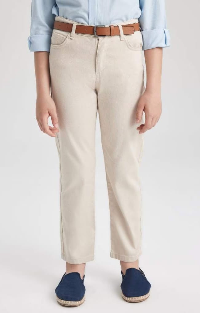 بنطلون جبردين بحزام *