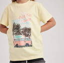 [B0772A8YL83] تي شيرت اصفر بنص كم قطني (5 - 6 year)