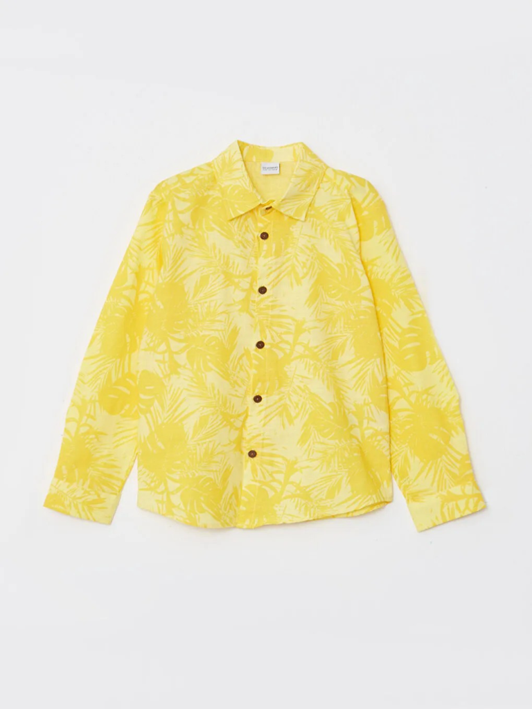 قميص بأكمام طويلة *