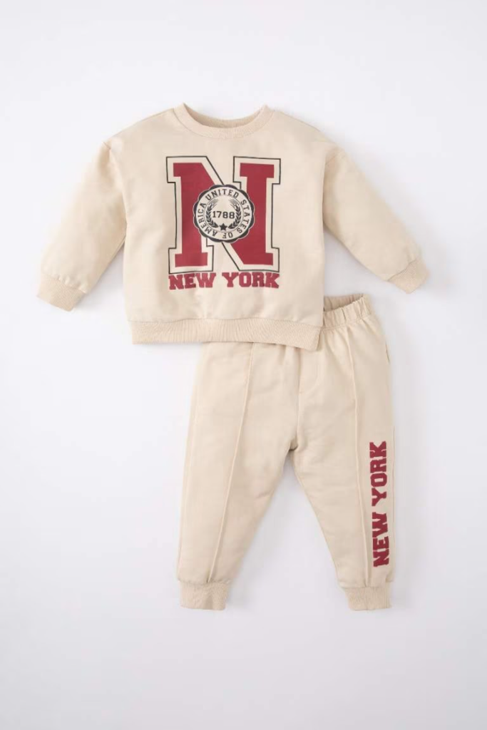 طقم ملابس البيبي قطعتين