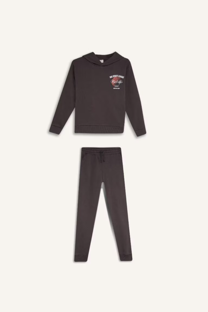 طقم اولادي سويت شيرت سويت بانتس - قطعتين