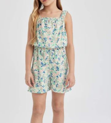 جمبسوت بناتي قصير بحمالات *