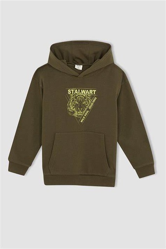 Oversize hooded sweatshirt