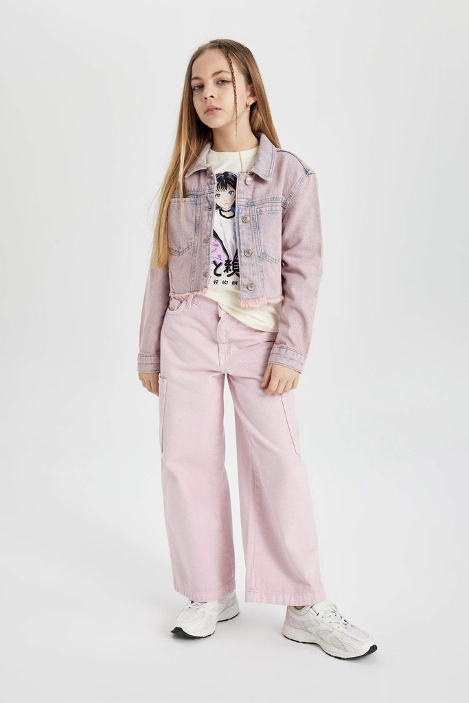 جاكيت جينز كروب بناتي