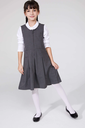 [l2330a6gr129] فستان بناتي بدون اكمام قطن (11 - 12 year)