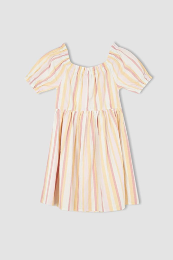 [W7755A6PN440] فستان قطن 