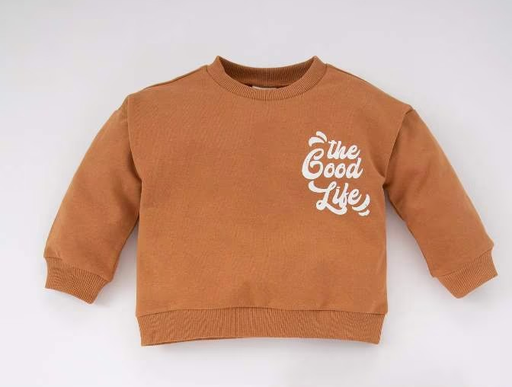 [Z1953A2OG332] سويت شيرت مطبوع برقبة مستديرة