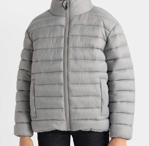 [C5465A8GR307] جاكيت بامب اولادي وتر برووف بياقة عالية