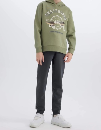 [D3601A8KH461] طقم اولادي سويت شيرت وسويت بانتس تقيل - قطعتين