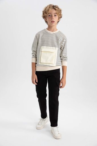 بنطلون جينز كارجو اولادي