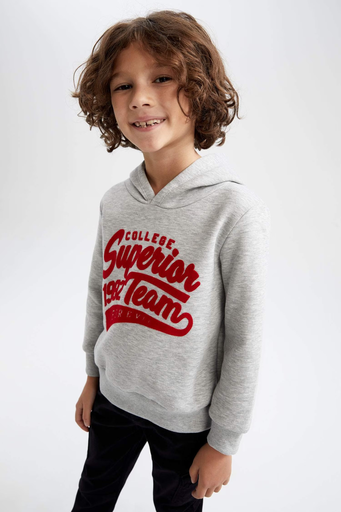 [S2371A6GR210] سويت شيرت مبطن اولادي