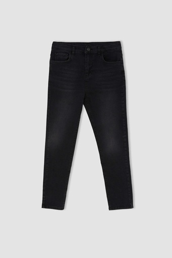 [W9348A6NM40] بنطلون جينز اولادي - اسود *