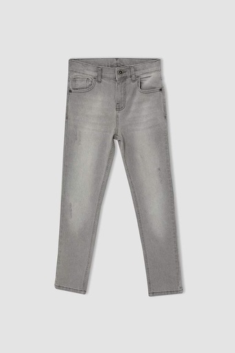 [V8699A6NM18] بنطلون جينز سليم فيت